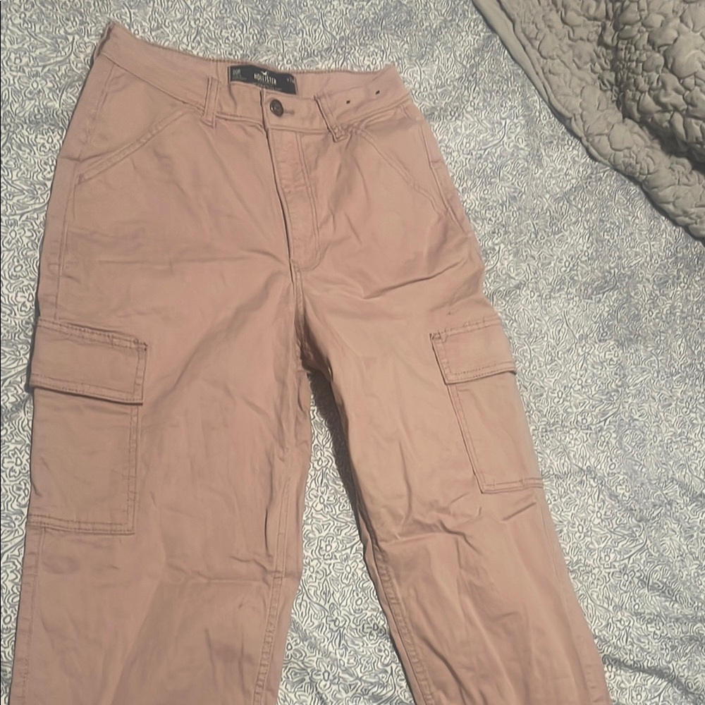 Hollister Pink Cargo Pants